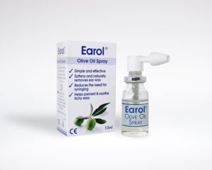 Earol Olive Oil Spray to help prior to an ear wax removal Aberdeen appointment